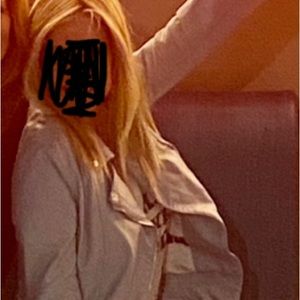 Long Blonde Wig with Slight Bangs